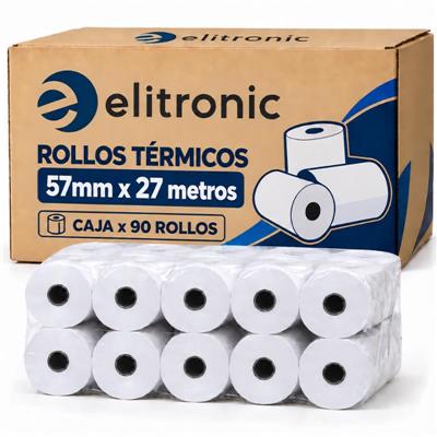 Rollo de papel termico 57x27Mts - Caja x 90 unidades